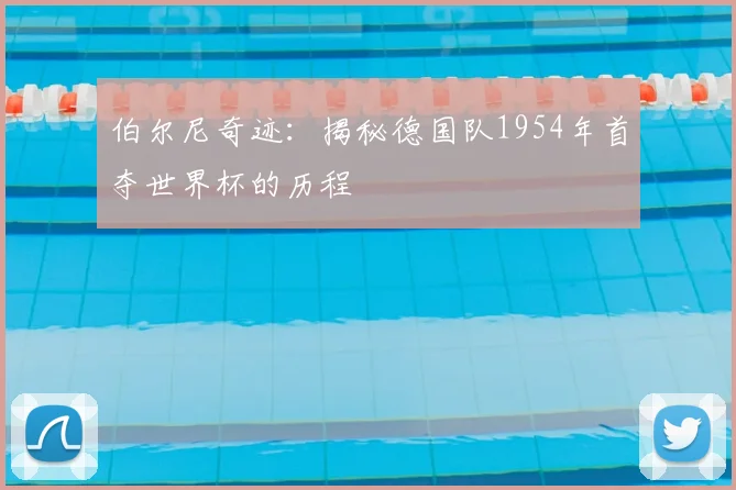 伯尔尼奇迹:揭秘德国队1954年首夺世界杯的历程