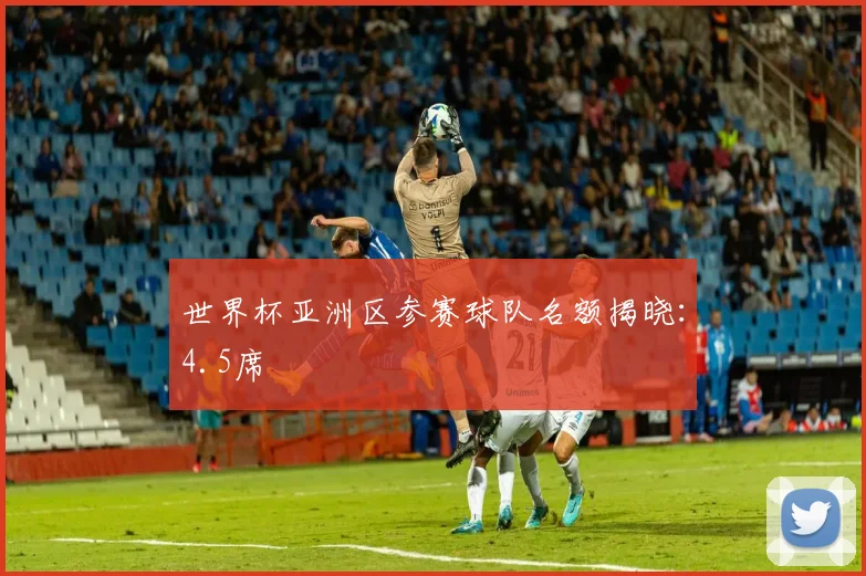 世界杯亚洲区参赛球队名额揭晓：4.5席