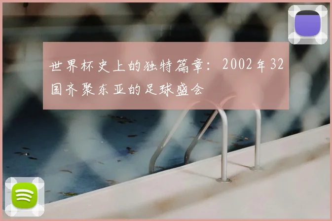 世界杯史上的独特篇章：2002年32国齐聚东亚的足球盛会